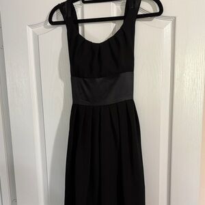 Elegant Black Short sleeve Dress